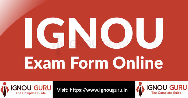 IGNOU Exam Form Online